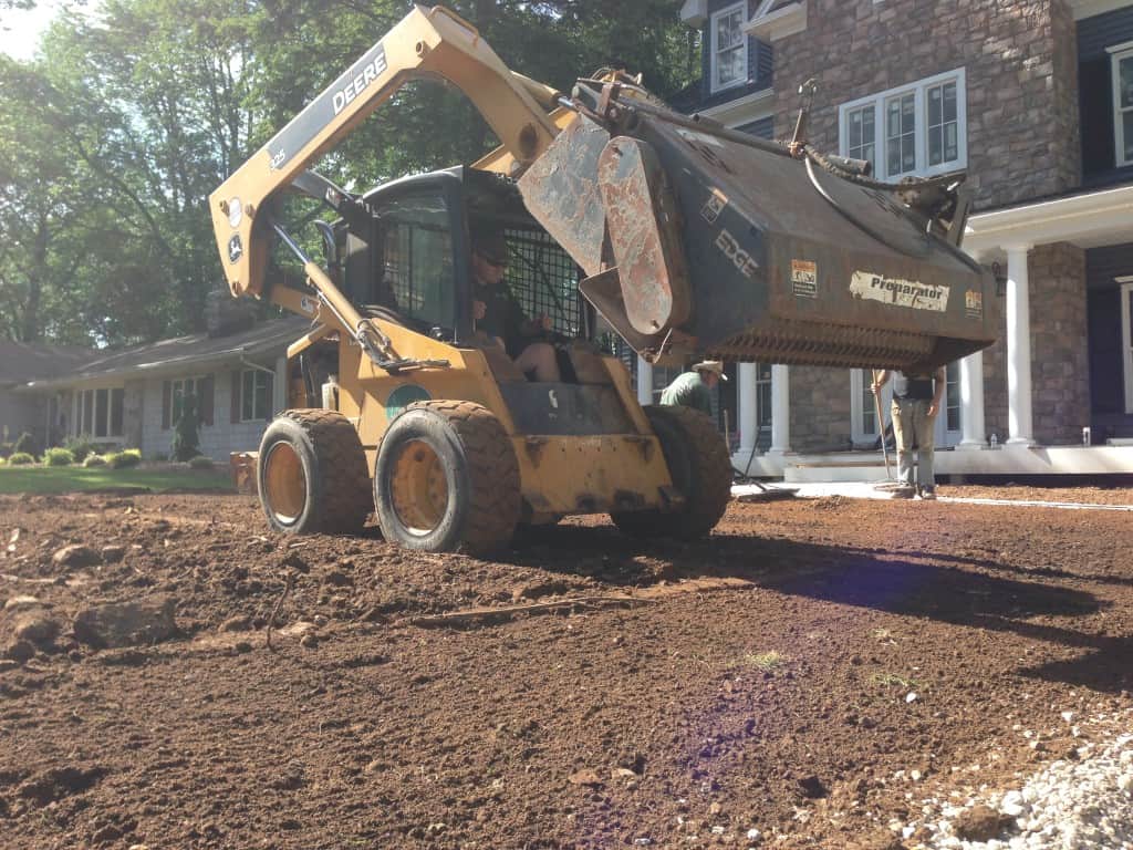 New Construction – Grading, Driveway, Walk, Lawn – Florham Park, NJ